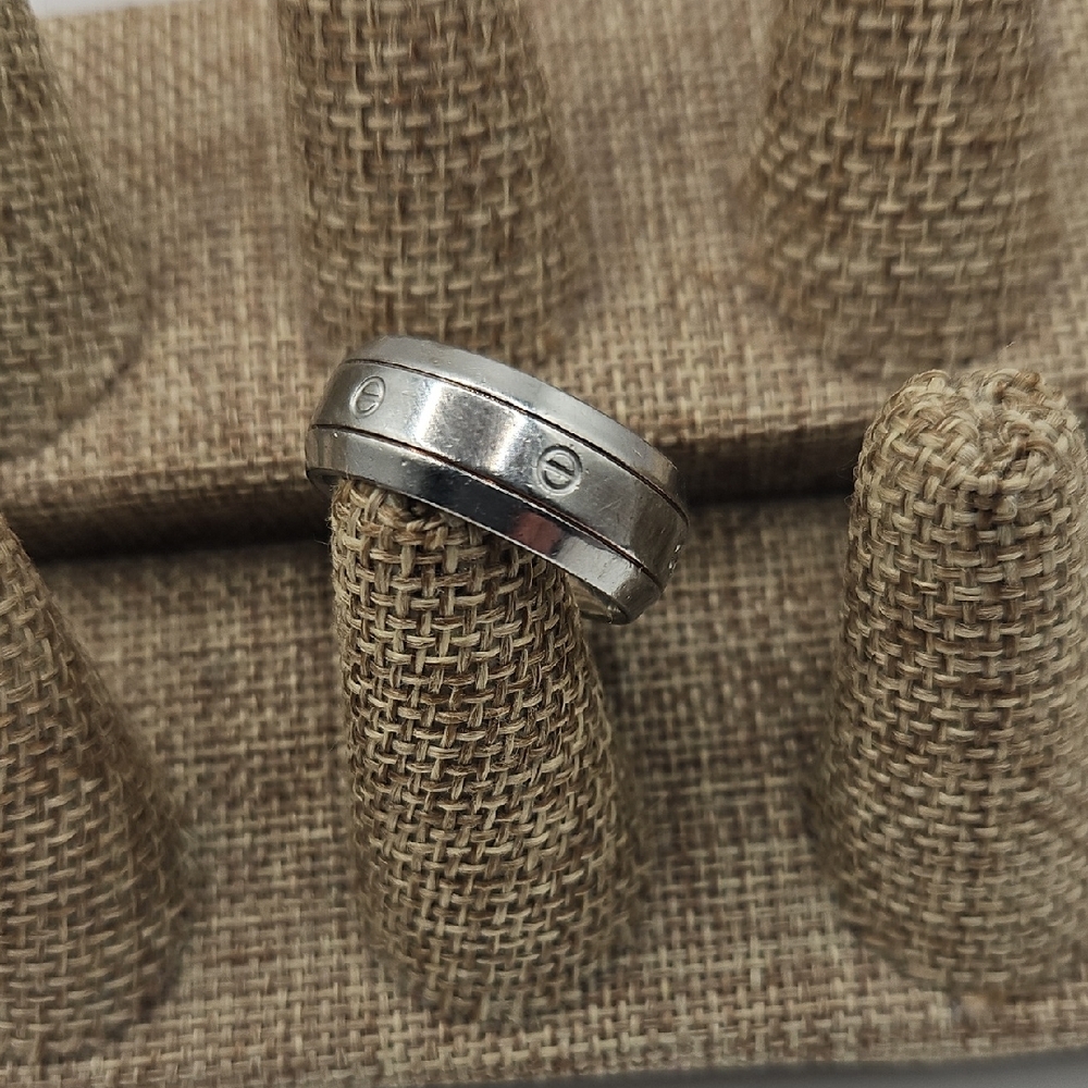 Source Unknown Silver Men's Ring - image 5